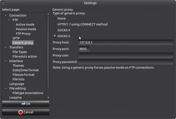 <?php echo htmlspecialchars(_('FileZilla Generic Proxy settings')); ?>