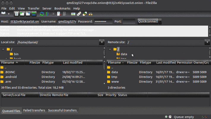 <?php echo _('FileZilla success'); ?>
